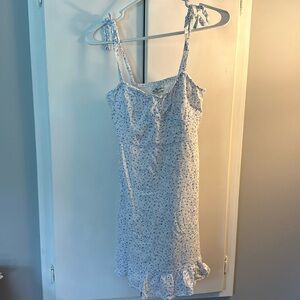 Light Blue Floral Hollister Dress